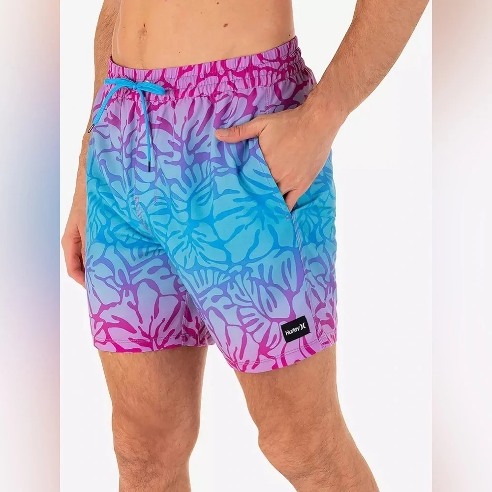 Hurley Men's Cannonball Volley Swim Trunk. NWT!